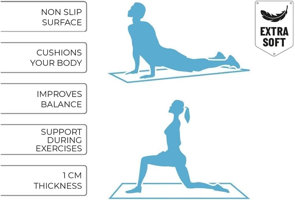 Tappetino da ginnastica pieghevole, tappetino da yoga, tappetino antiscivolo