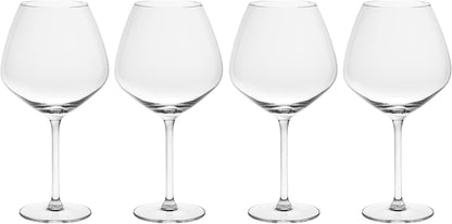 Set 4 bicchieri gin tonic Alpina stile Copa da 730ml. Calici balloon eleganti in vetro per cocktail e G&T. Perfetti per casa, bar e regali