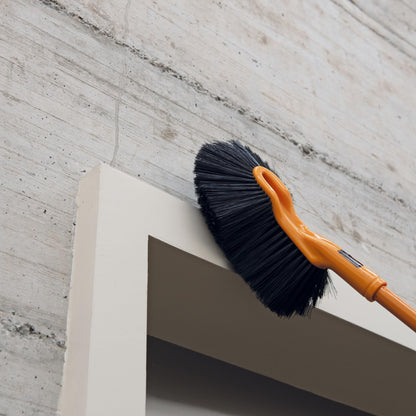 Levaragnatele, Plastica, Zucca/Ghiaccio/Setola Grigio, 19x13x35.0 cm