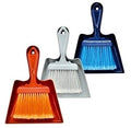 FOFO' - Synthetic All-Purpose Toilet Brush with Dustpan - Set of 3 - Random Colors