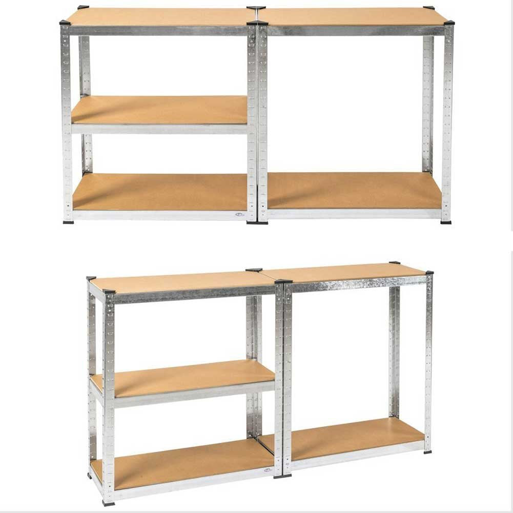 Scaffale Metallico 5 Ripiani 75x30x170cm Portata 750kg - Alpina Heavy Duty