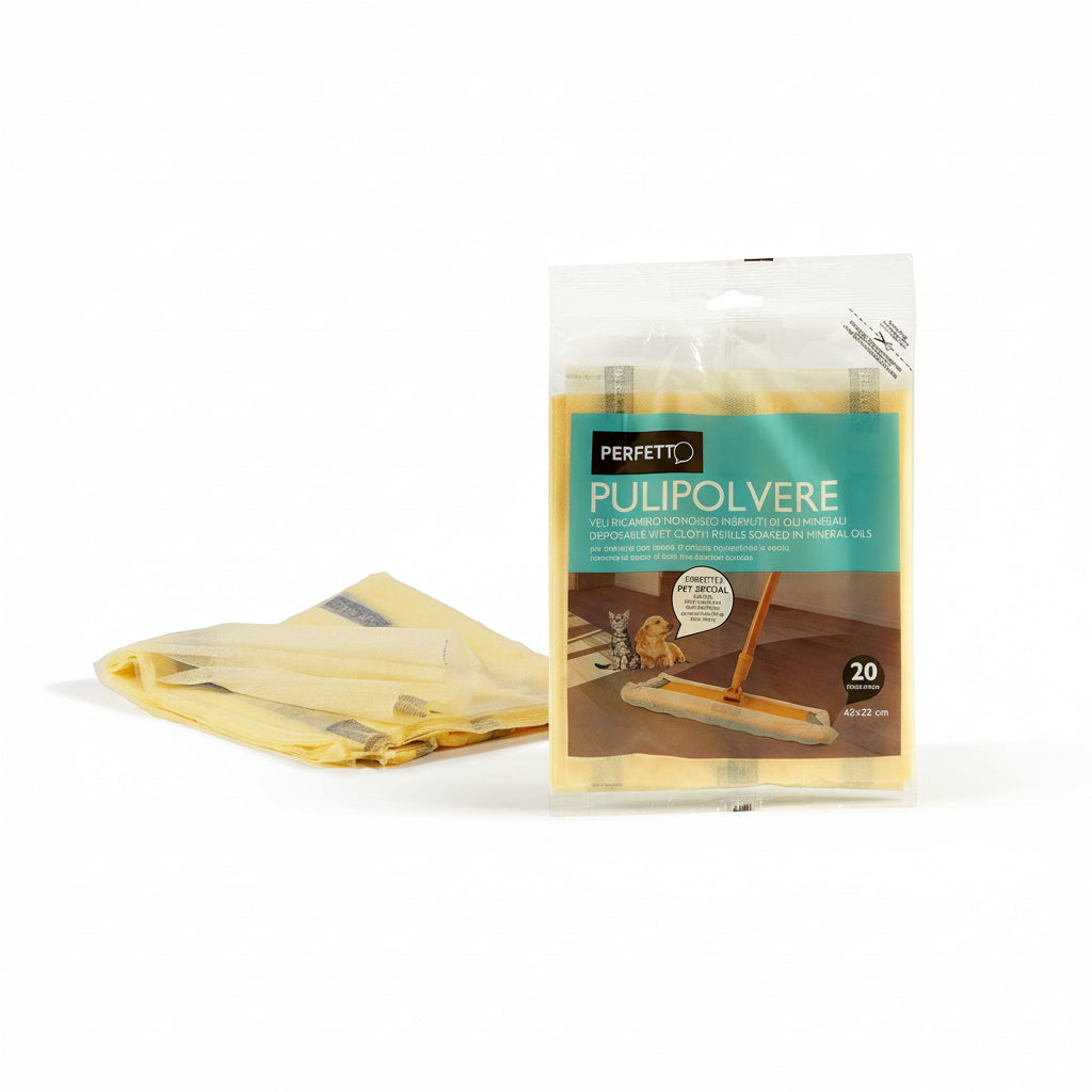 Refill pack of 20 nets, 45x22 cm, yellow