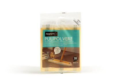 Il Pulipolvere Confezione Ricambi da 20 Retine, cm 45X22, Giallo