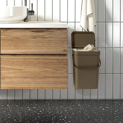 Pattumiera Umido da Appendere 12L Gino - Bidone Organico Cucina 2 Colori