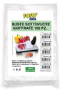 FercasaShop® 100 Pcs. Reusable embossed food vacuum bags - For freezer, refrigerator, microwave defrosting, boiling, sous vide cooking in the oven or steaming.