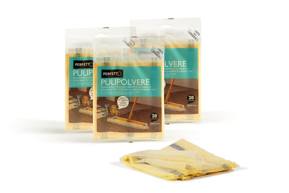 Retine Ricambio Pulipolvere PERFETTO - 60 Pezzi (3 Buste da 20) 45x22 cm