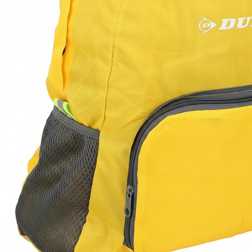 Zaino Pieghevole 20L Nylon Resistente Acqua Giallo
