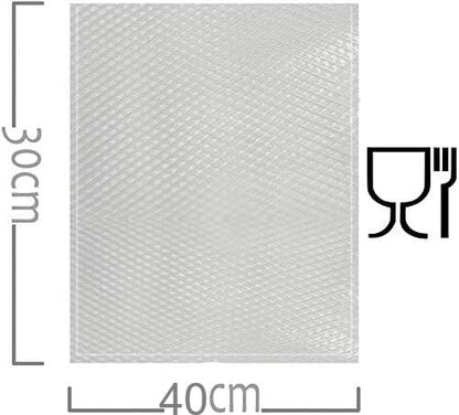 100 sacs de conservation sous vide réutilisables en relief