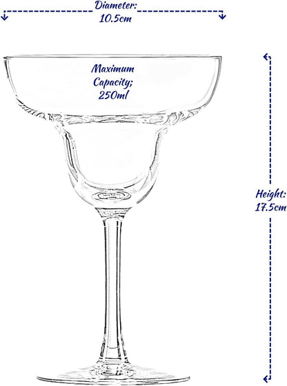Verres à gin Alpina grand format, 730 ml, lot de 4 verres à gin tonic, verres à cocktail style Copa, verres à G&amp;T, cadeau idéal pour les fêtes, la maison, le bar, le pub, le restaurant, verres à pied