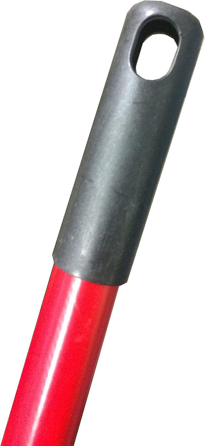 Set 5 Scope Industriali Esterno 27cm + Manico Metallo 140cm - Setole Rigide