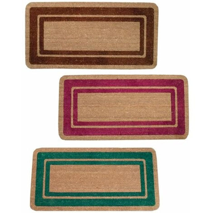 Zerbino Cocco con bordo colorato