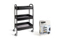 Metal laundry cart with Lino collection