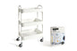 Metal laundry cart with Lino collection