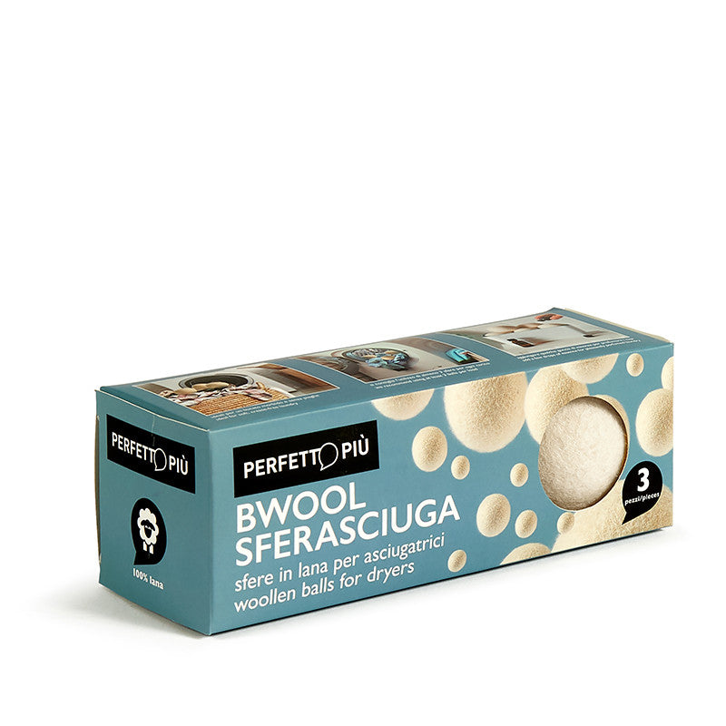 Sfera In Lana Coll. Bwool - Set 3 Pezzi - Naturale
