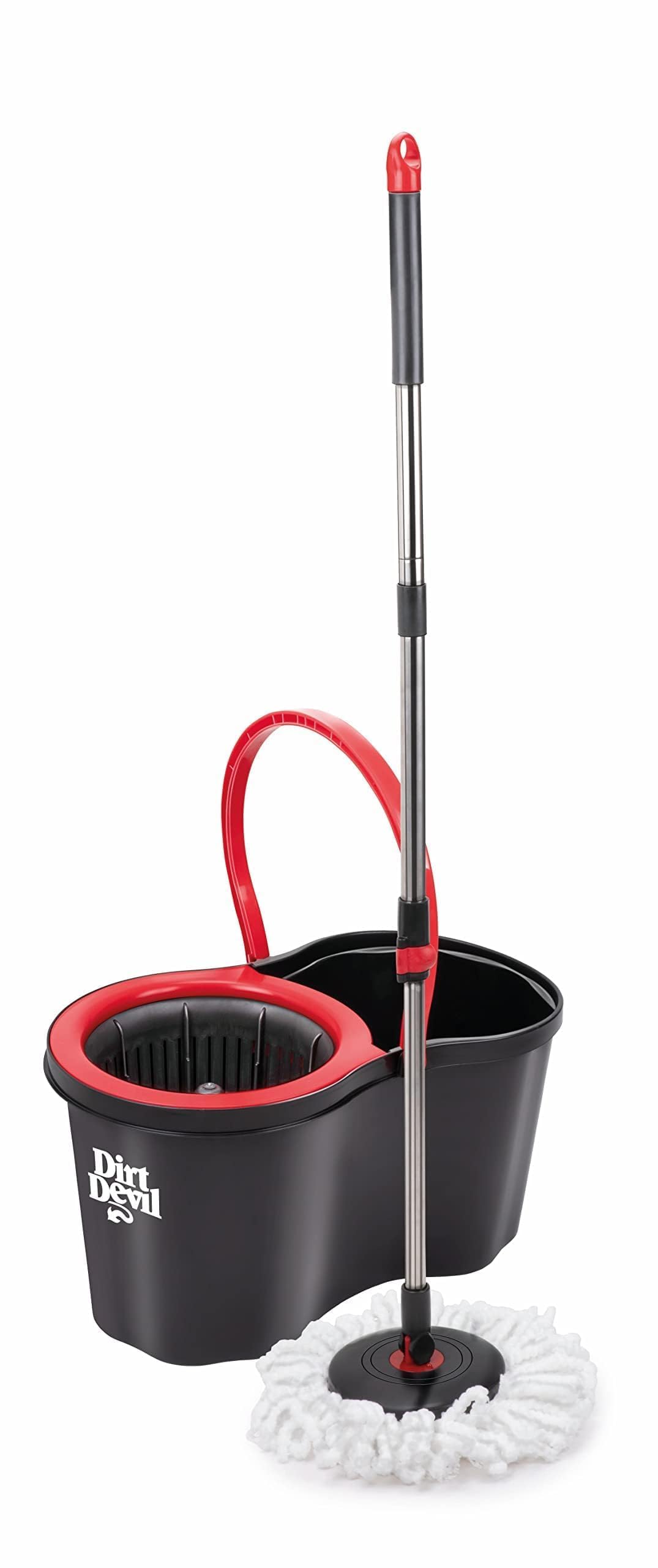 Set Mocio Dirt Devil con Strizzatore e Secchio 16L - Microfibra