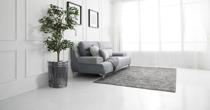 Bidone Rifiuti Zinco 62L con Coperchio Ø42cm | Pattumiera Resistente