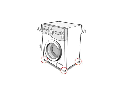 Piedini antivibrazioni per lavatrice - ed24371