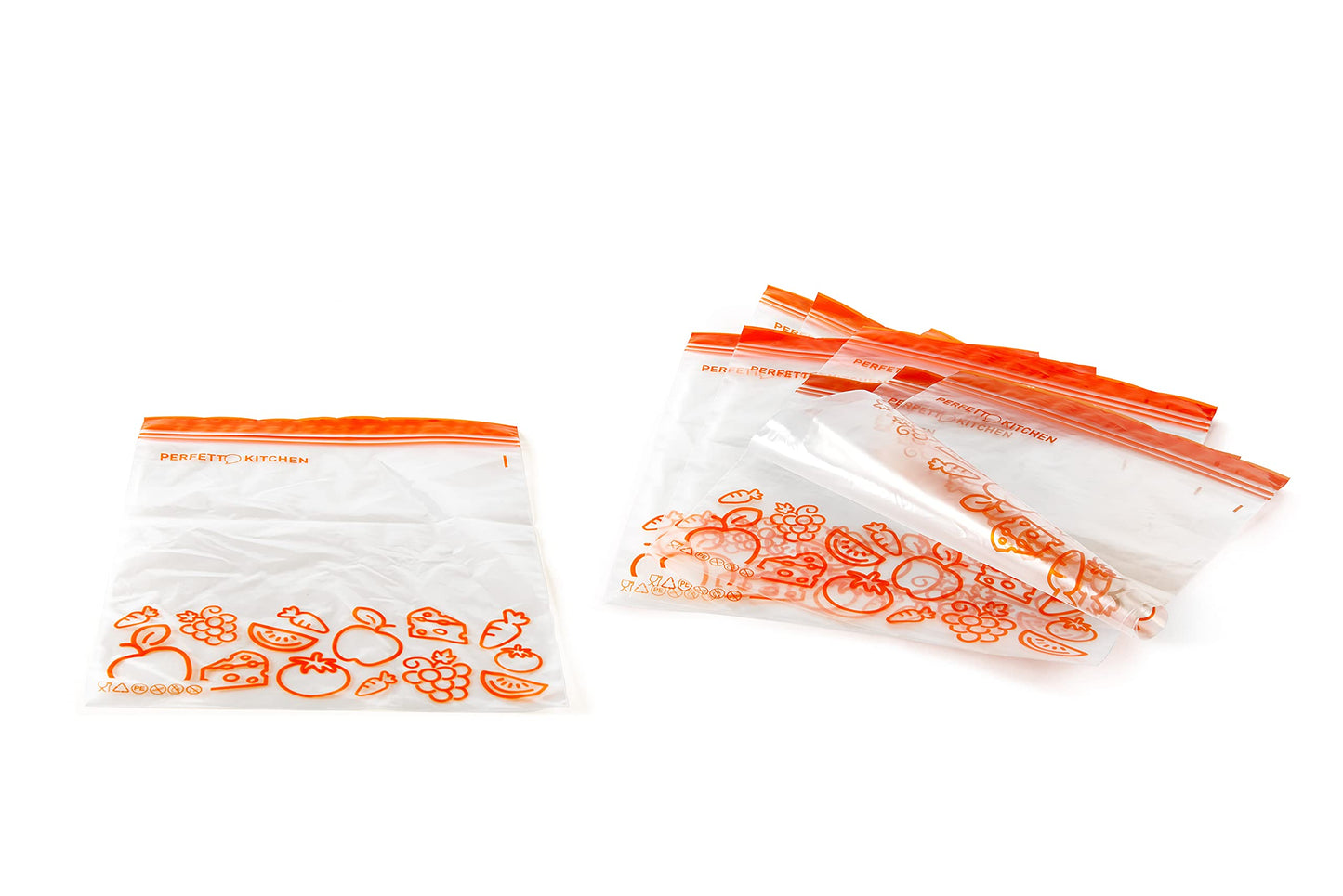 Buste Frigo Congelatore Frescofood 24x27,5cm - Confezione 15 Pezzi - Misura M