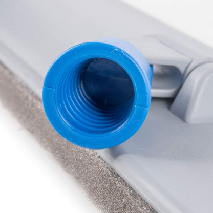 Spazzolone Pulipavimento Professionale 60x9cm con Testa Snodabile 360° e Base Spugna Aderente