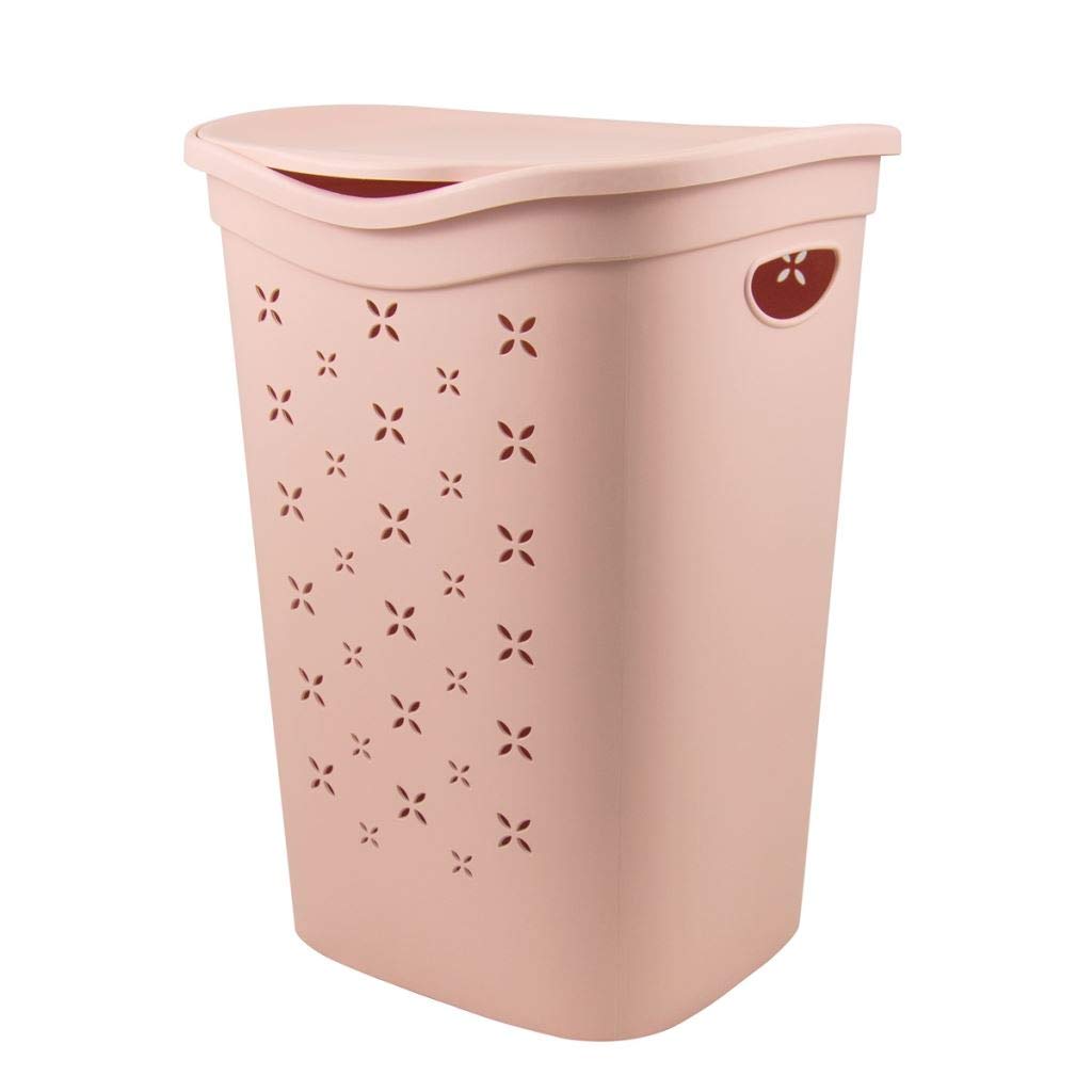 Portabiancheria 55L Plastica Resistente con Manici 7 colori