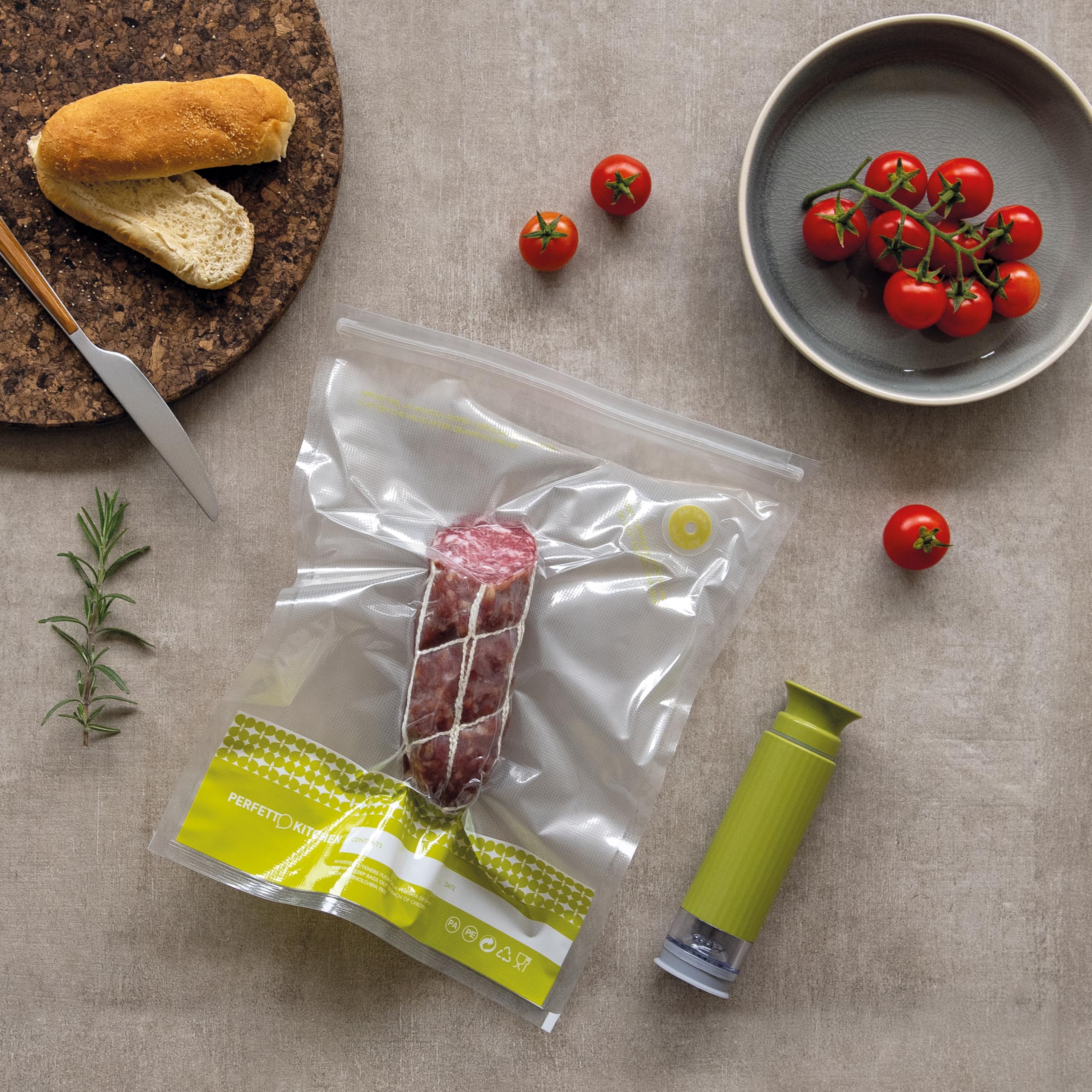 Frescovuoto collection vacuum-sealed fridge bag, 25x34 cm - L - pack of 6