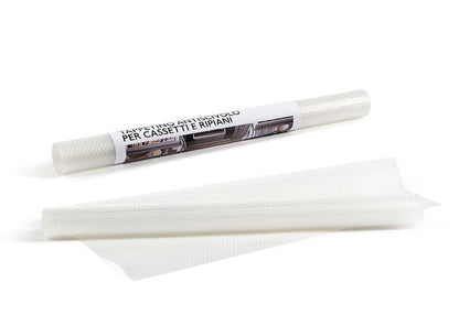 Set 2 Tappetini Antiscivolo Cassetti 50x150cm - Trasparenti Impermeabili Non Adesivi - Proteggi Ripiani