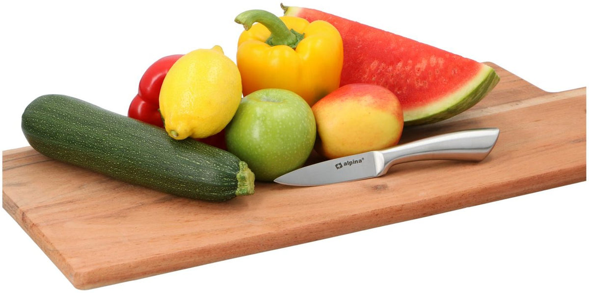 Coltelli Professionali Alpina in Acciaio Inossidabile: Mannaia, Coltello da Carne e Set 2 Pezzi