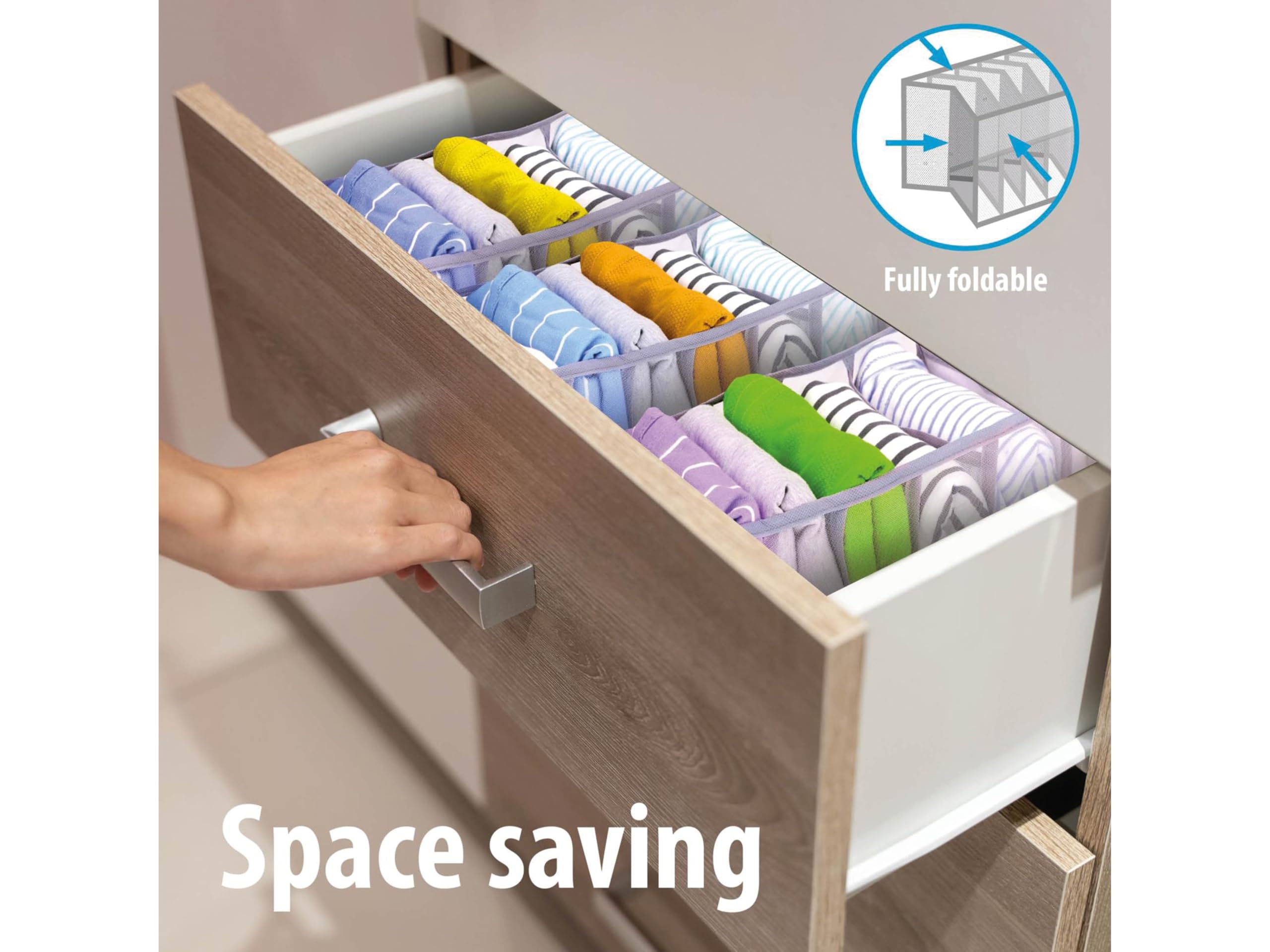 Organizer Alpina 7 Scomparti 36x17x12cm Armadio Cassetti