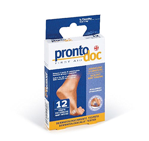 Cerotti per Verruche Mani e Piedi Pronto Doc - 3 Confezione da 12 Pz.