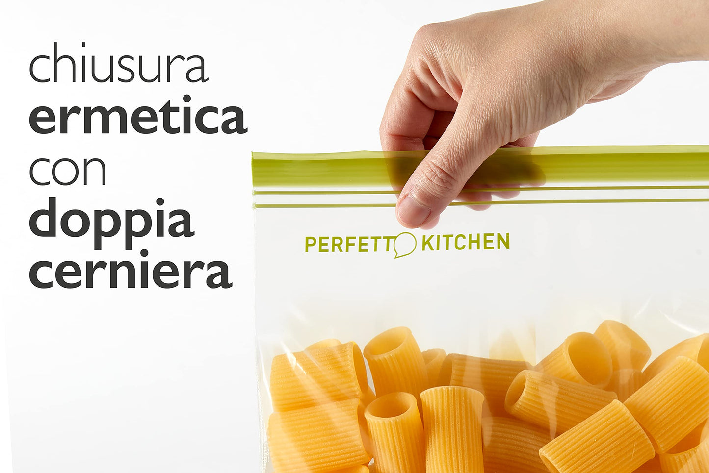 Sacchetti Richiudibili Frigo Freezer 25,5x33cm - Frescofood 10 Pezzi L