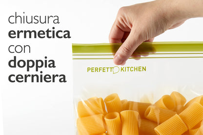 Sacchetti Richiudibili Frigo Freezer 25,5x33cm - Frescofood 10 Pezzi L