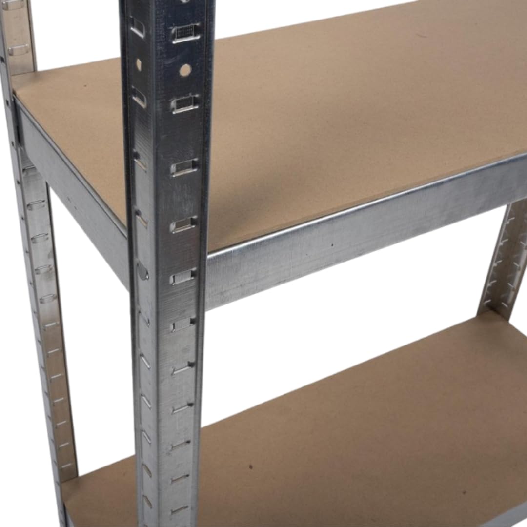 Scaffale Metallico 5 Ripiani 75x30x170cm Portata 750kg - Alpina Heavy Duty