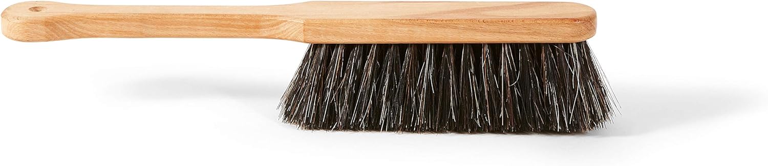 Spazzola Ecologica in Crine Naturale e Legno -Pulizia mobili antiquariato