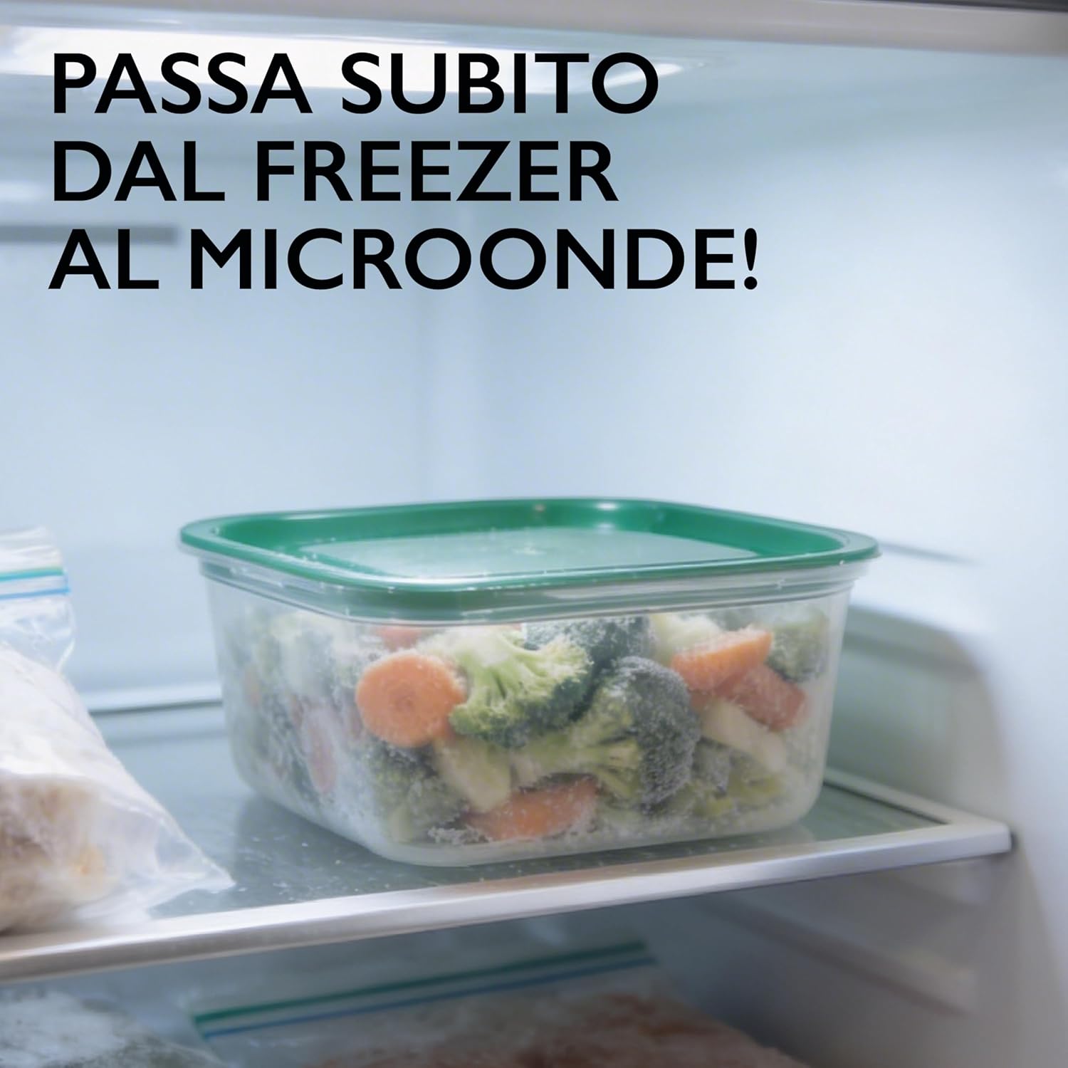 Contenitori Alimenti BPA Free Set 5 Pz – Frigo, Freezer e Microonde | 4 Misure