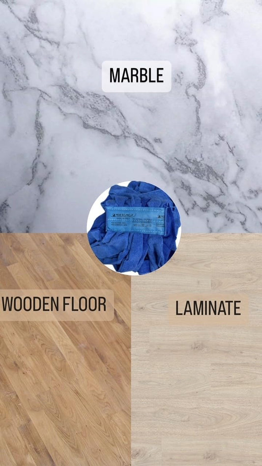 Kit 2 Ricambi Mop Microfibra 250g + Pinza Professionale - Lavabile 100 Volte Made in Italy