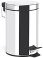 FOFO' Pedal bin with polished stainless steel tray