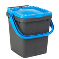 Ecoplast, Waste Separation Bin, Book-Type Opening, Flexible and Non-Deformable, Resistant to All Temperatures, Ideal for Indoor and Outdoor Use, 20 L Capacity, Made in Italy