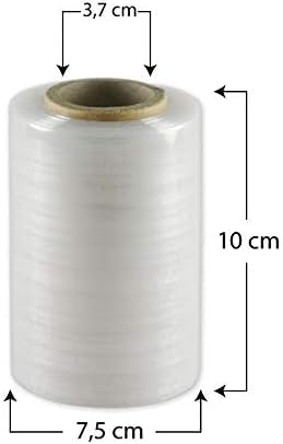 Fercasashop Transparent Stretch Film for Packing Pallets, 300g, Office, Industry, and Home Use