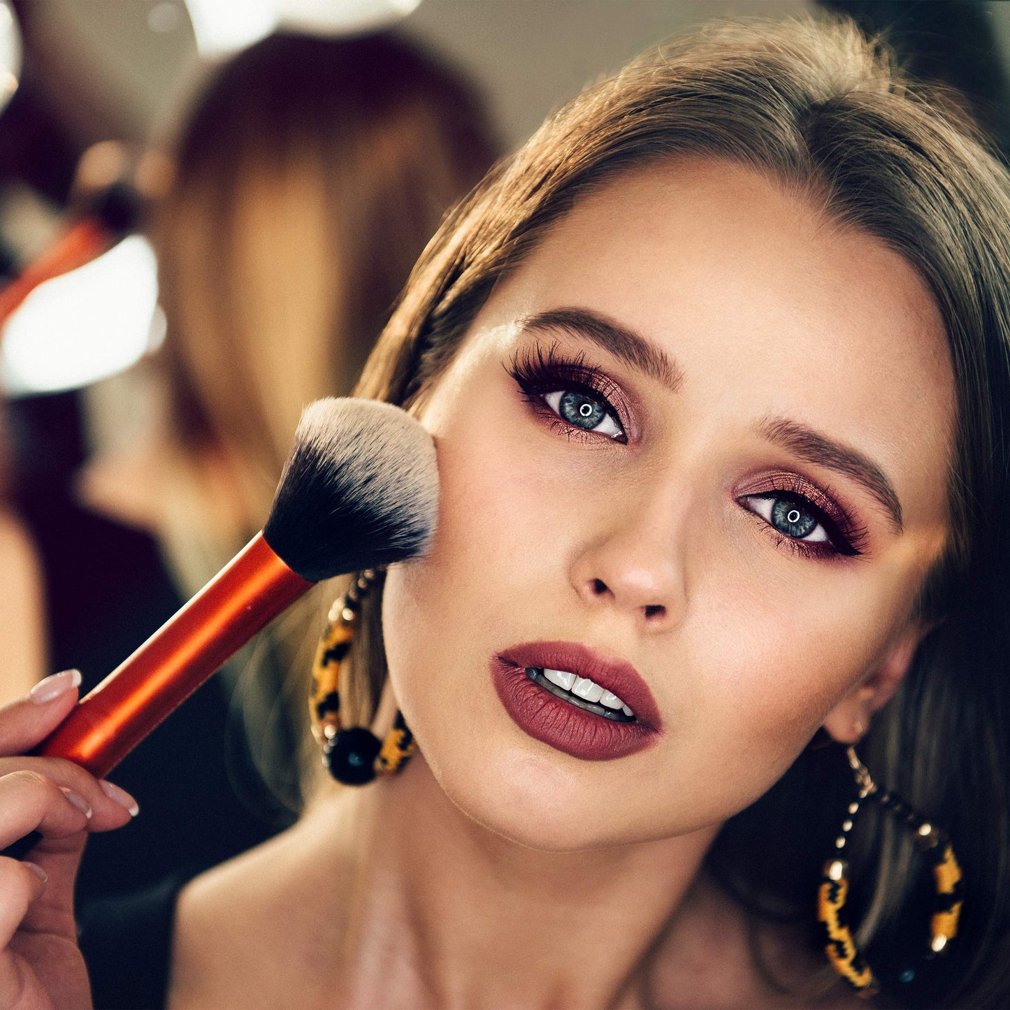 Set da 2 Dispenser per Dischetti di Cotone, Acrilico, Cilindrico, con Coperchio, Bagno, 20x7cm, Vari Colori