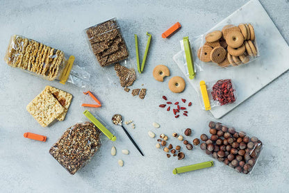 Pinze Chiudi Pacco Salvafreschezza - Set 10 Pezzi Assortiti 3 Misure