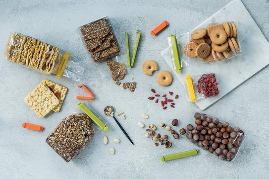 Pinze Chiudi Pacco Salvafreschezza - Set 10 Pezzi Assortiti 3 Misure