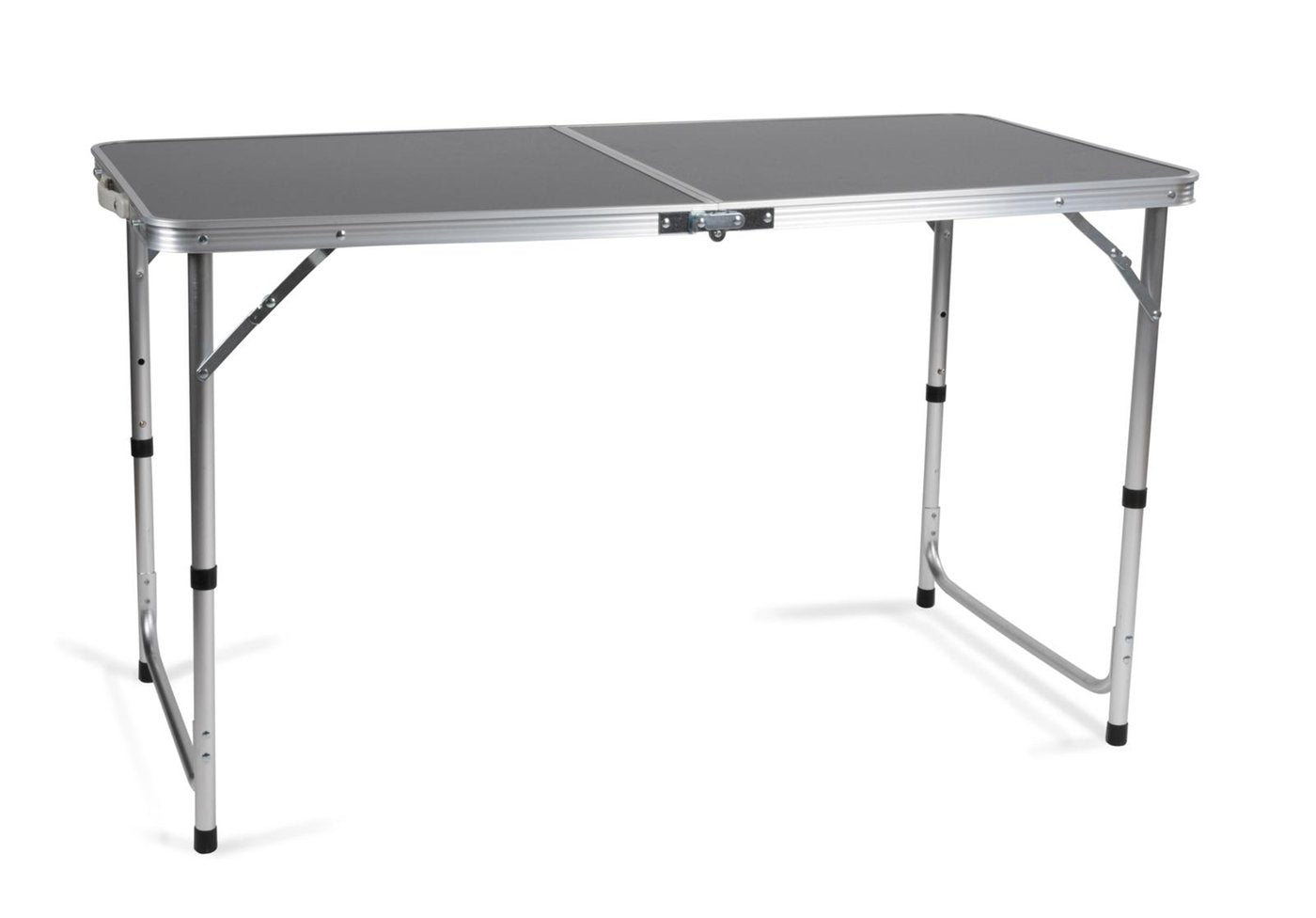 Set Tavolo Pieghevole 5in1 con 4 Sedie | Altezza Regolabile 3 Livelli | Campeggio, Picnic, Giardino | Nero