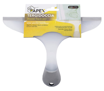 Tergidoccia Professionale Apex 25cm - Lama Antigraffio per Box Doccia, Vetri e Specchi