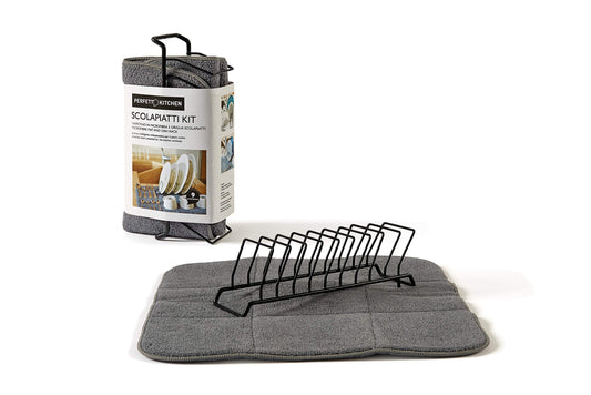 MICROFIBER DISH DRAINER cm. 40x50 + 9-place grid