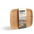 Non-slip ash wood tray 36x28cm