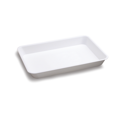 Vaschette Plastica Bianca Monouso 3 Misure - Contenitori Alimenti per Catering Asporto Frigorifero - Organizzazione Cucina Meal Prep