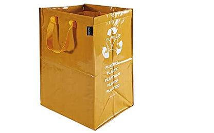 Set 3 Contenitori Raccolta Differenziata XXL 62L - Bidoni Riciclo Plastica Carta Secco