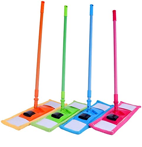 Balai de nettoyage de sols FERCASASHOP avec chiffon en microfibre de haute qualité et manche télescopique