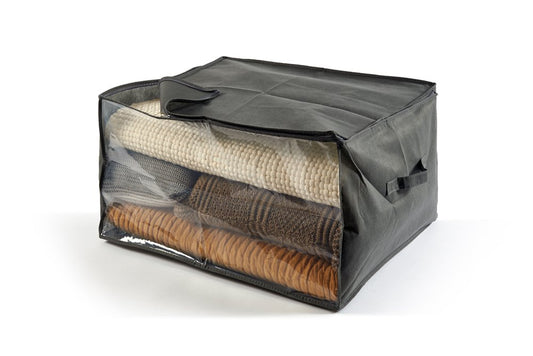 Easybag Sacco Custodia Tnt Trapunte e Coperte, Tessuto, Cenere, 60.0x50.0x35.0 Cm