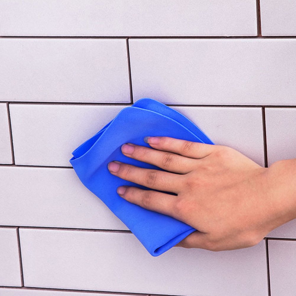4 pz panno di pulizia in PVC, 30 x 40 cm strofinacci cucina professionale auto dettagli telo per asciugatura lucidatura lucidatura ceretta pulizia